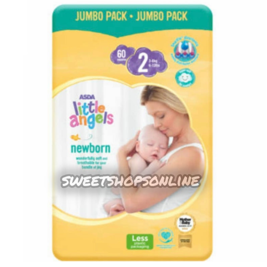 Diapers- Little Angels Newborn Diapers Size 2 Jumbo Pack 60 Nappies