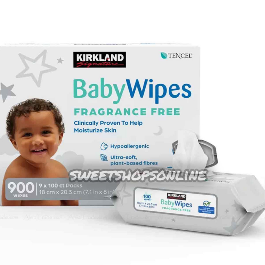 Baby Wipes - Kirkland Signature Fragrance Free Tencel Baby Wipes