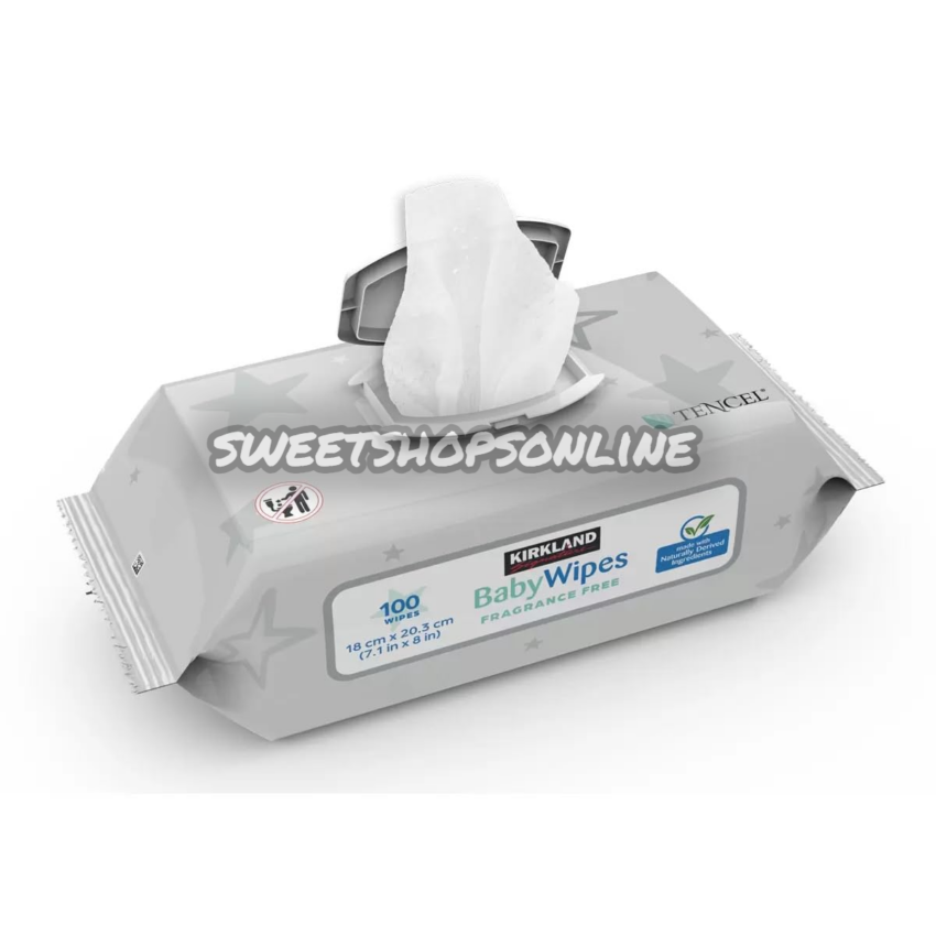 Baby Wipes - Kirkland Signature Fragrance Free Tencel Baby Wipes
