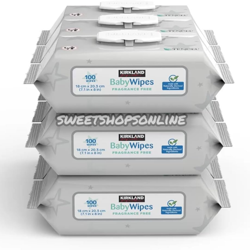 Baby Wipes - Kirkland Signature Fragrance Free Tencel Baby Wipes