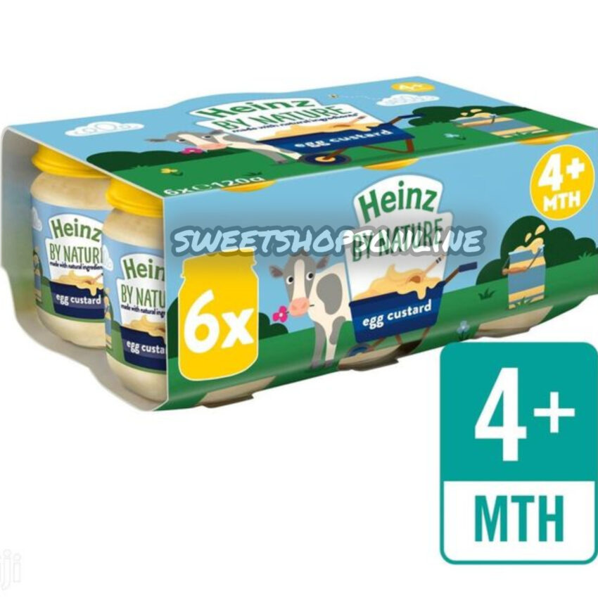 Baby Food - Heinz Egg Custard For Babies 4-36 Months - 120g x 6