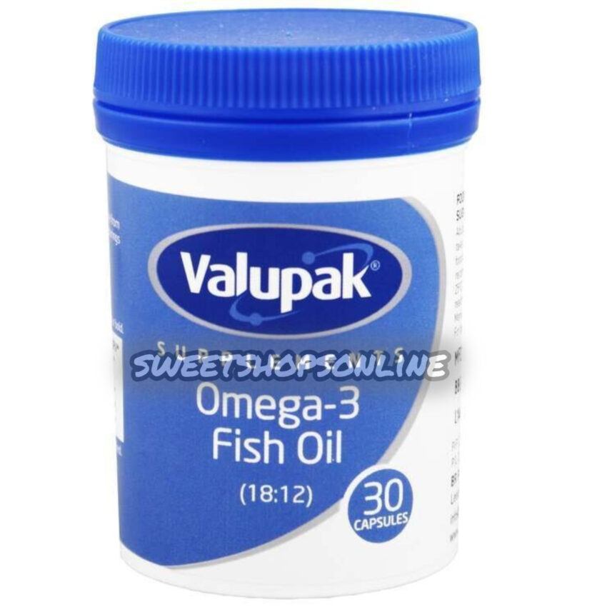 EZPharma - Valupak Omega 3 Fish Oils Capsules